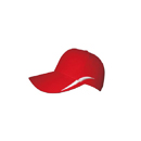 帽子(紅配白)