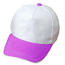 網眼排汗廣告帽(白/紫/白)