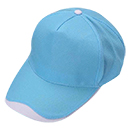 透氣廣告網眼帽(水藍/白) 